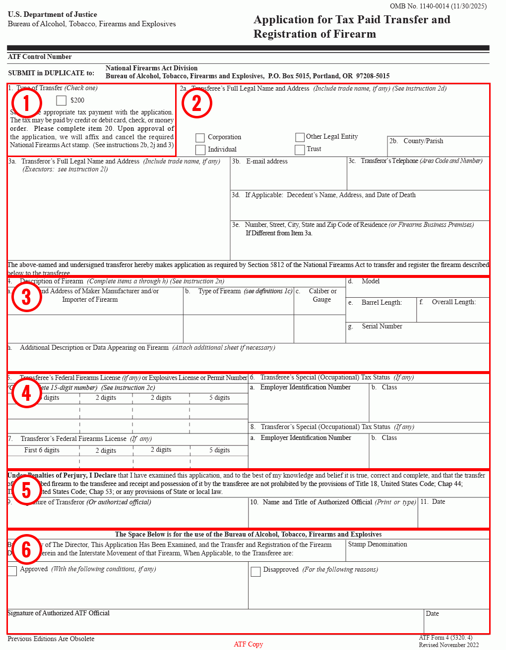 How To Fill Out ATF Form 4 Using A Gun Trust