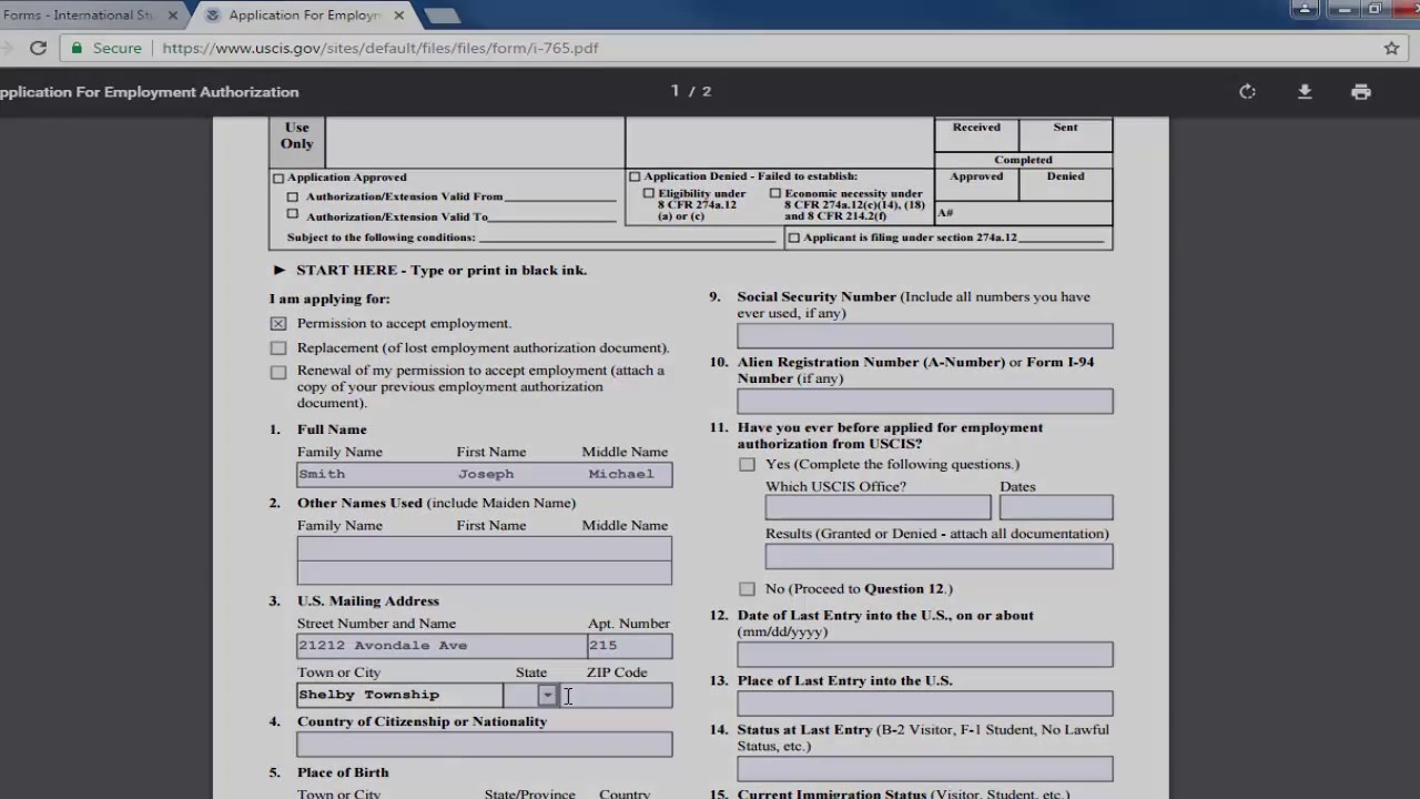 File Online Form G 1145