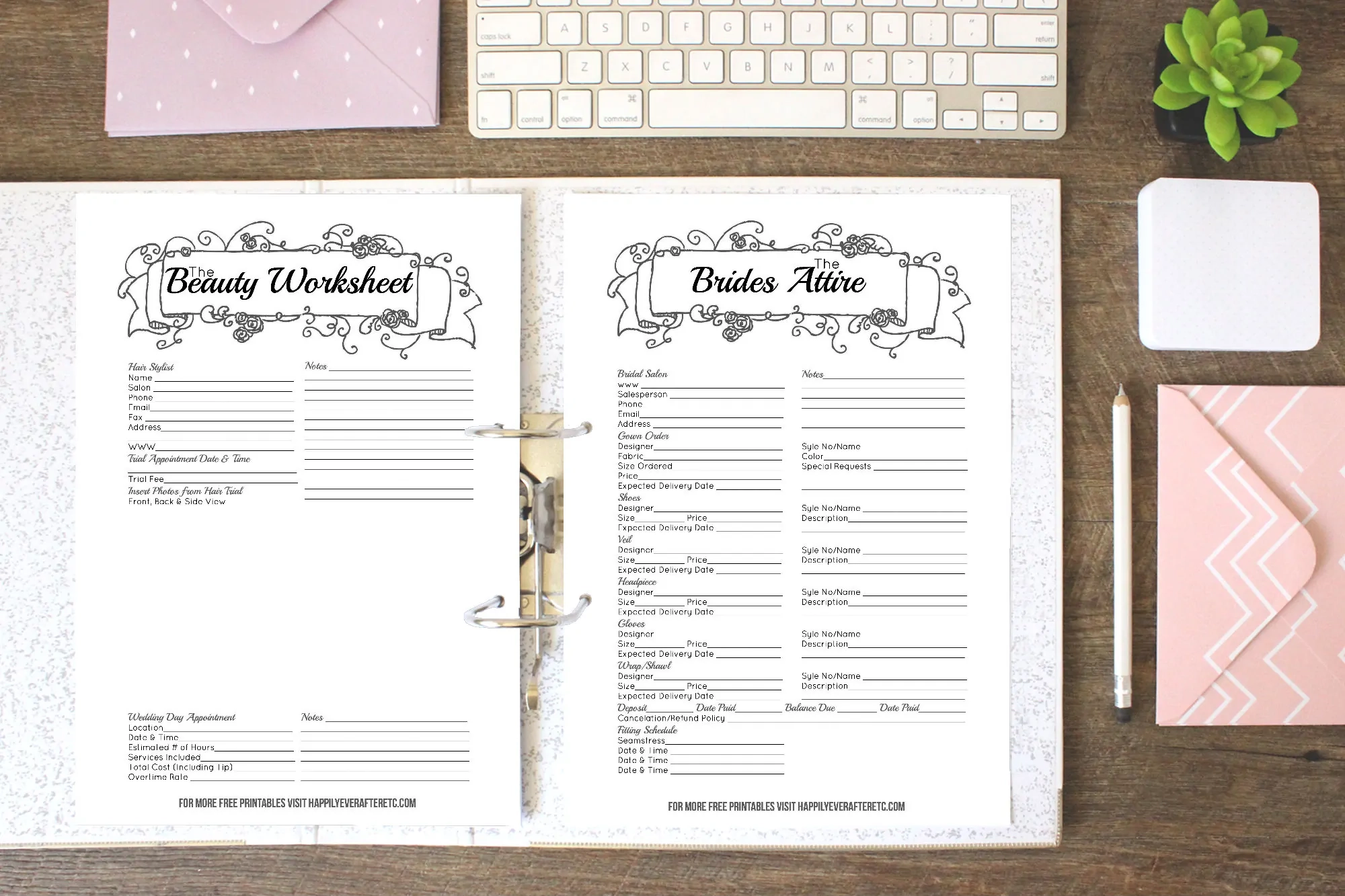 Printout Free Printable Wedding Planner Worksheets