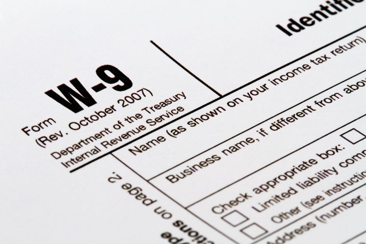 W9 Form Electronic Signature