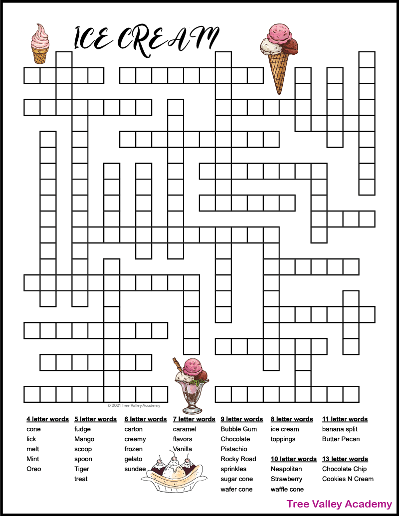 Fill In Puzzles Printable Free