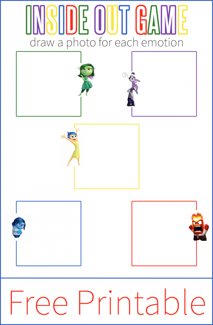 Inside Out Emotions Games Sarah Halstead