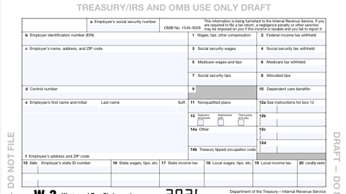 Irs Form Drafts