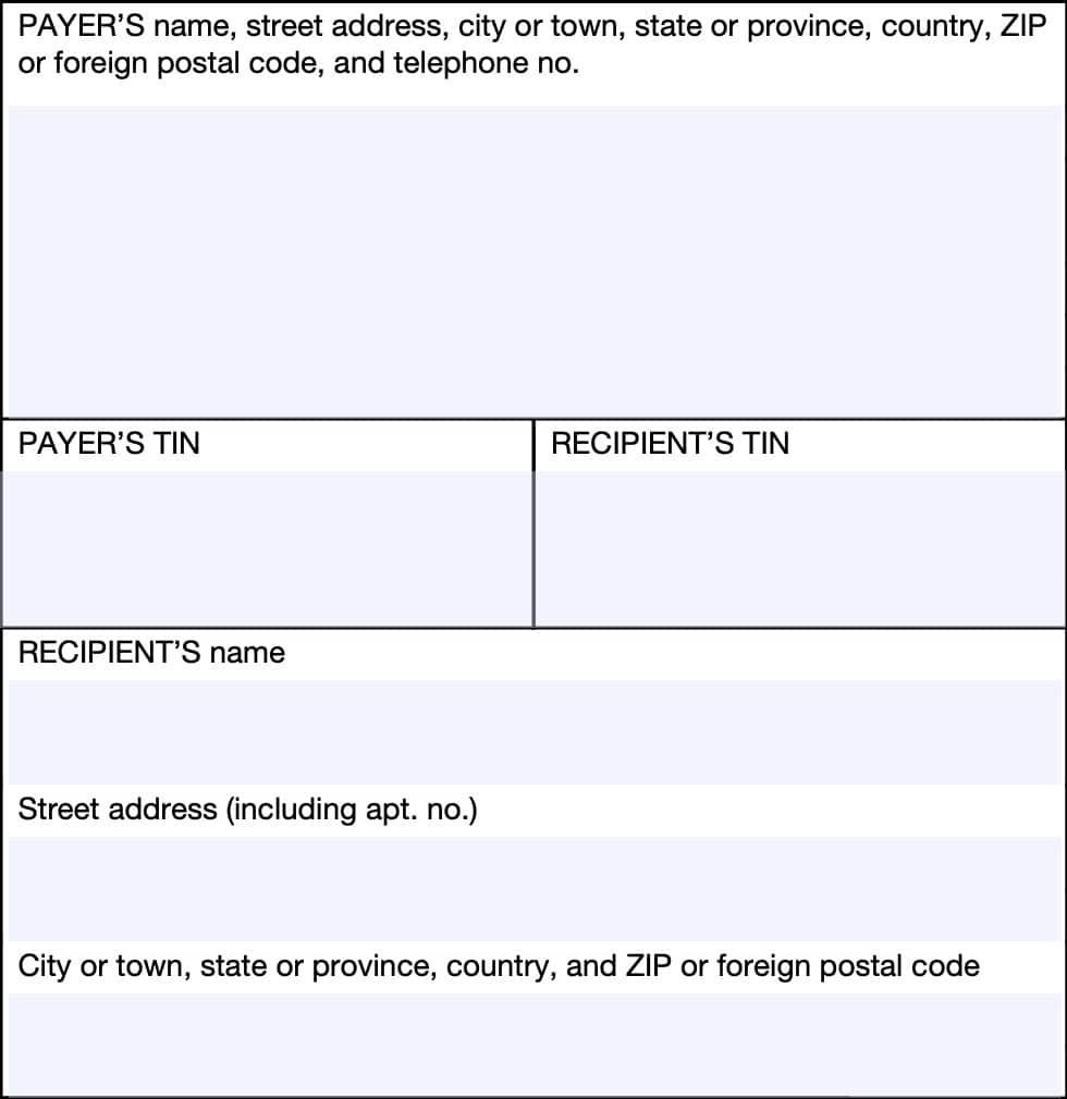 IRS Form 1099 MISC Instructions Miscellaneous Information