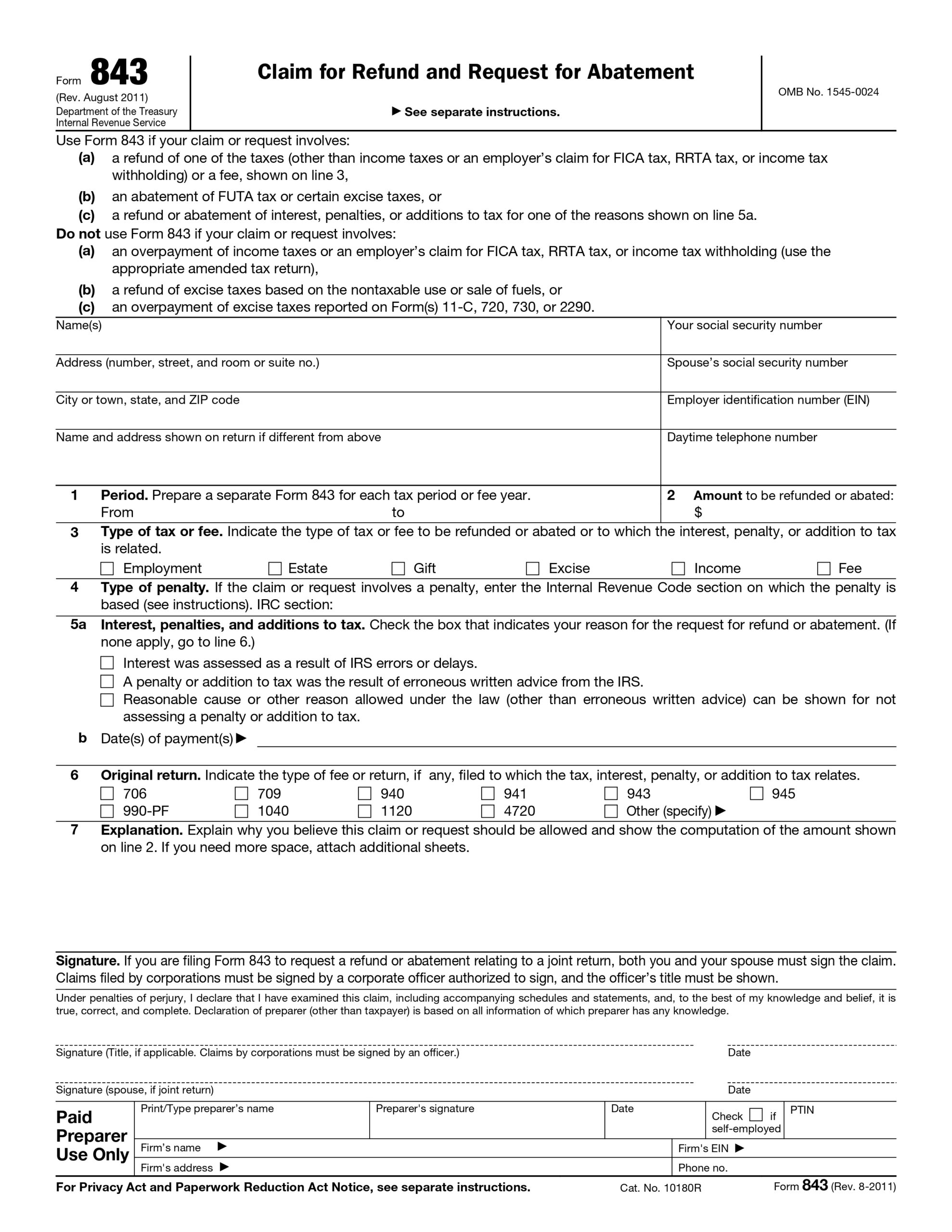 IRS Form 843 An SMB Owner s Guide To Getting Out Of IRS Penalties 