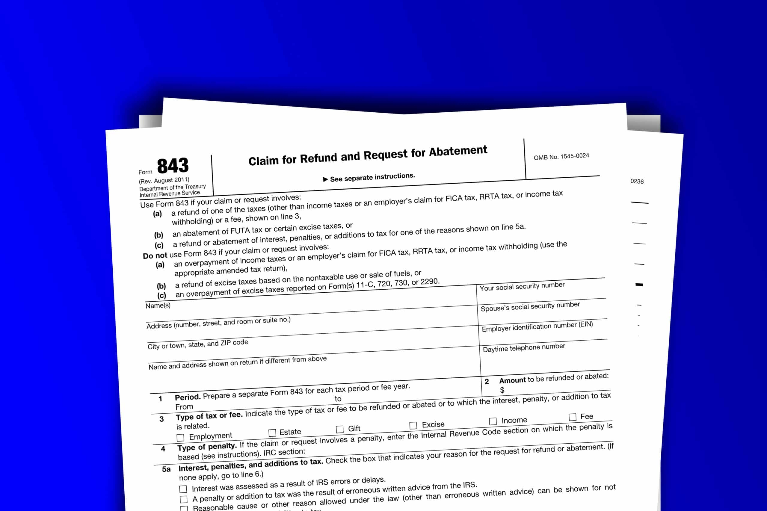 IRS Form 843 How To Request Abatement amp Refund For Expats