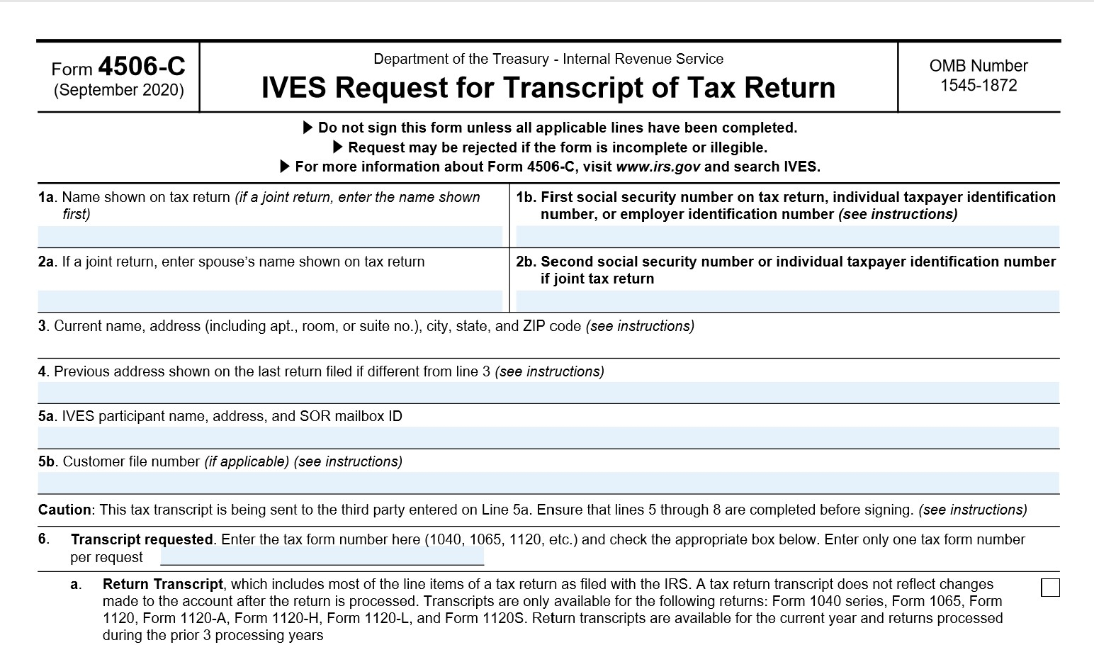 IRS Releases New Form 4506 C DocMagic