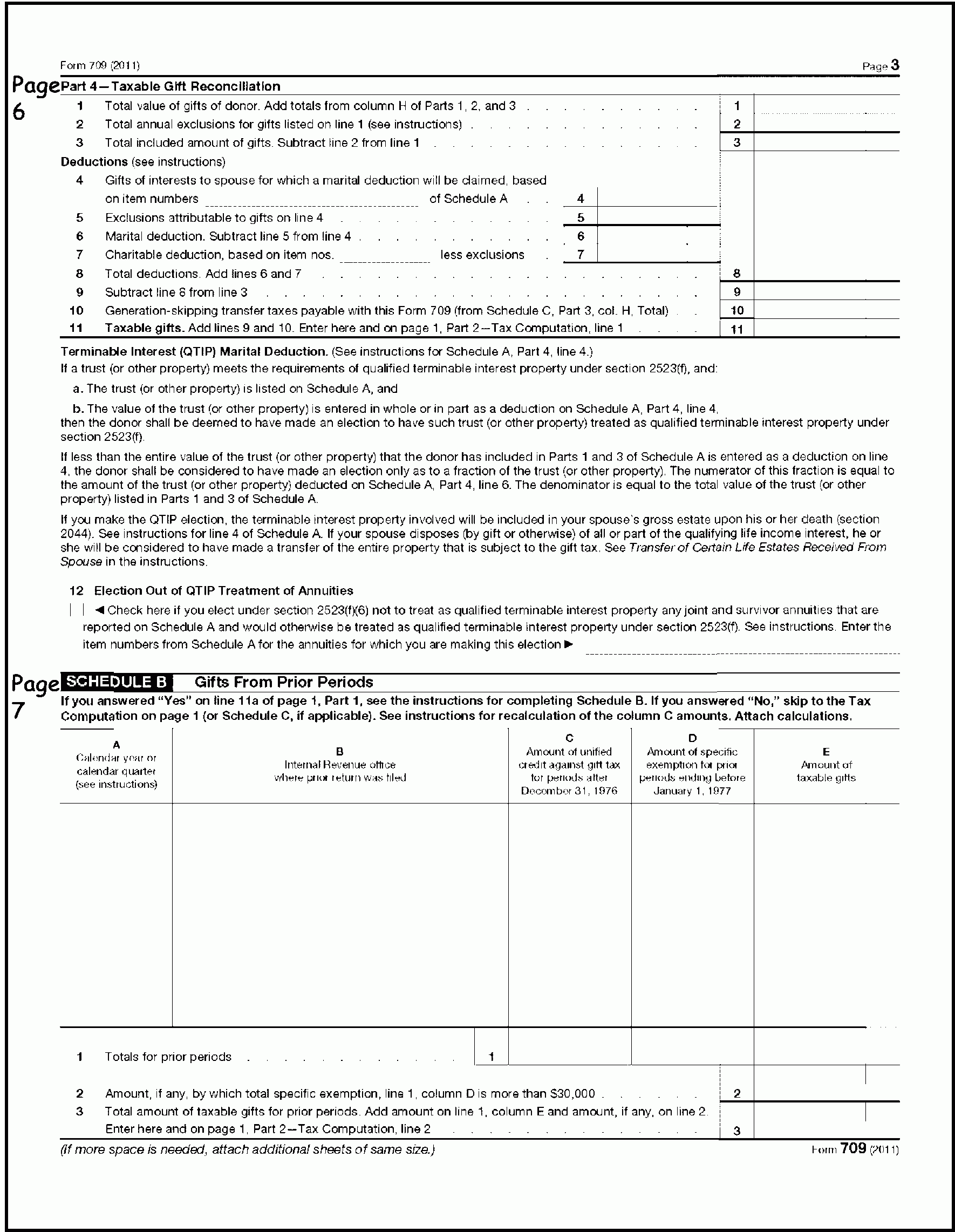Gift Tax Form For Irs