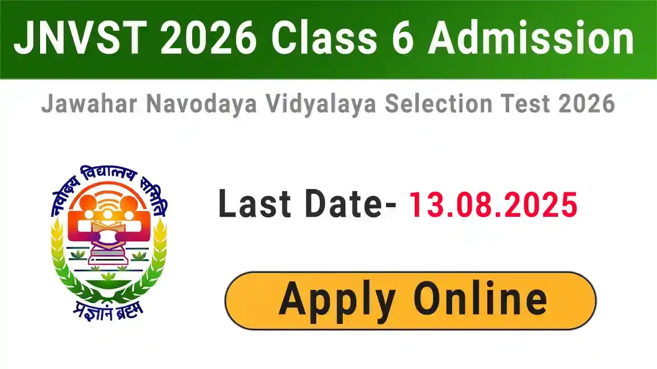 Jawahar Navodaya Vidyalaya Selection Test JNVST 2026