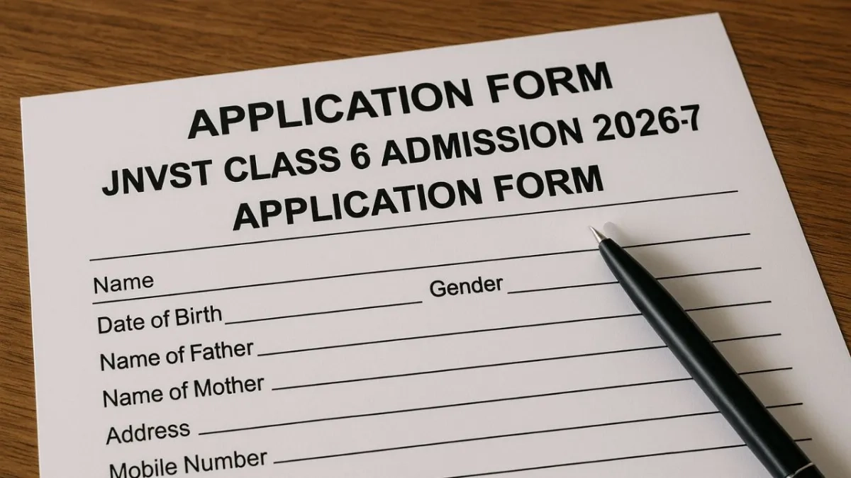JNVST Class 6 Admission 2026 27 Registration Begins How To 