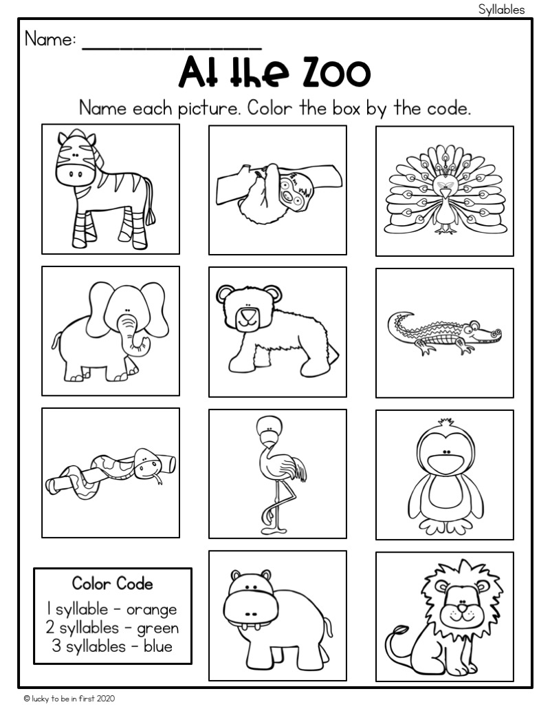 Just The Basics 1st Grade Language Arts Printables Shop Lucky 
