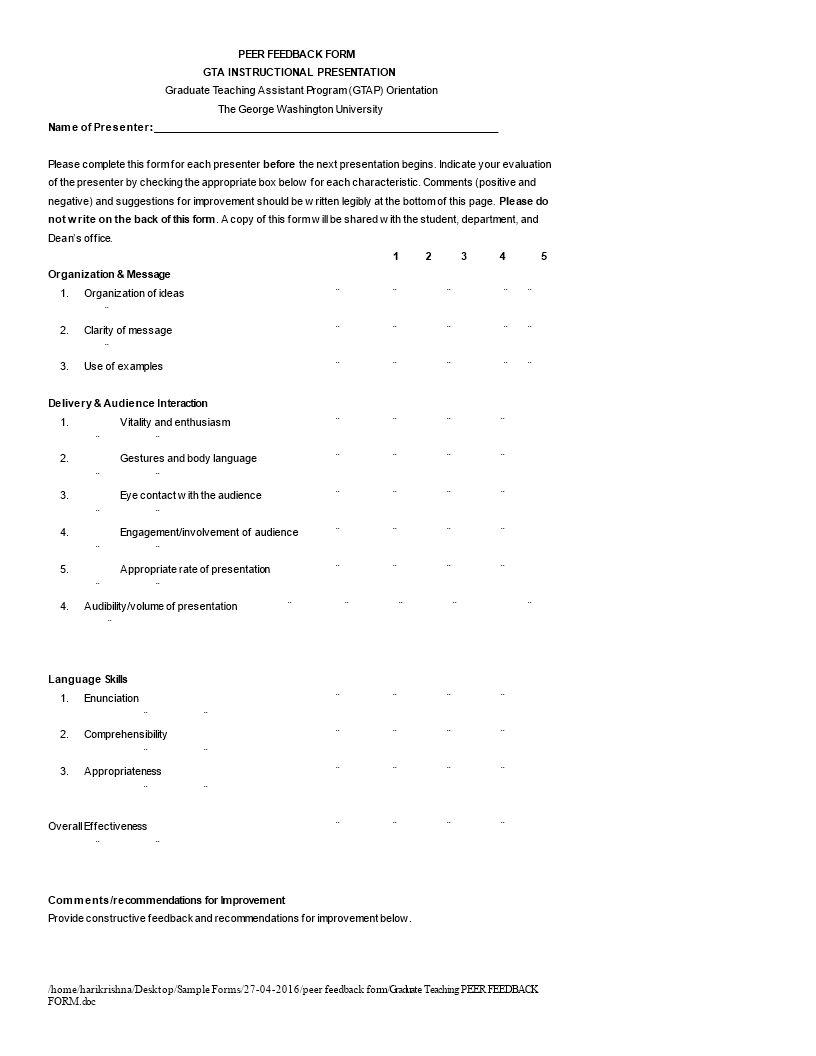 Gra Forms Printable