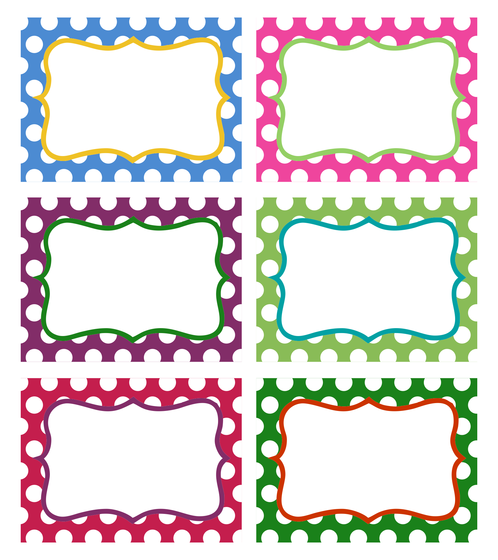 Free Printable Templates For Labels