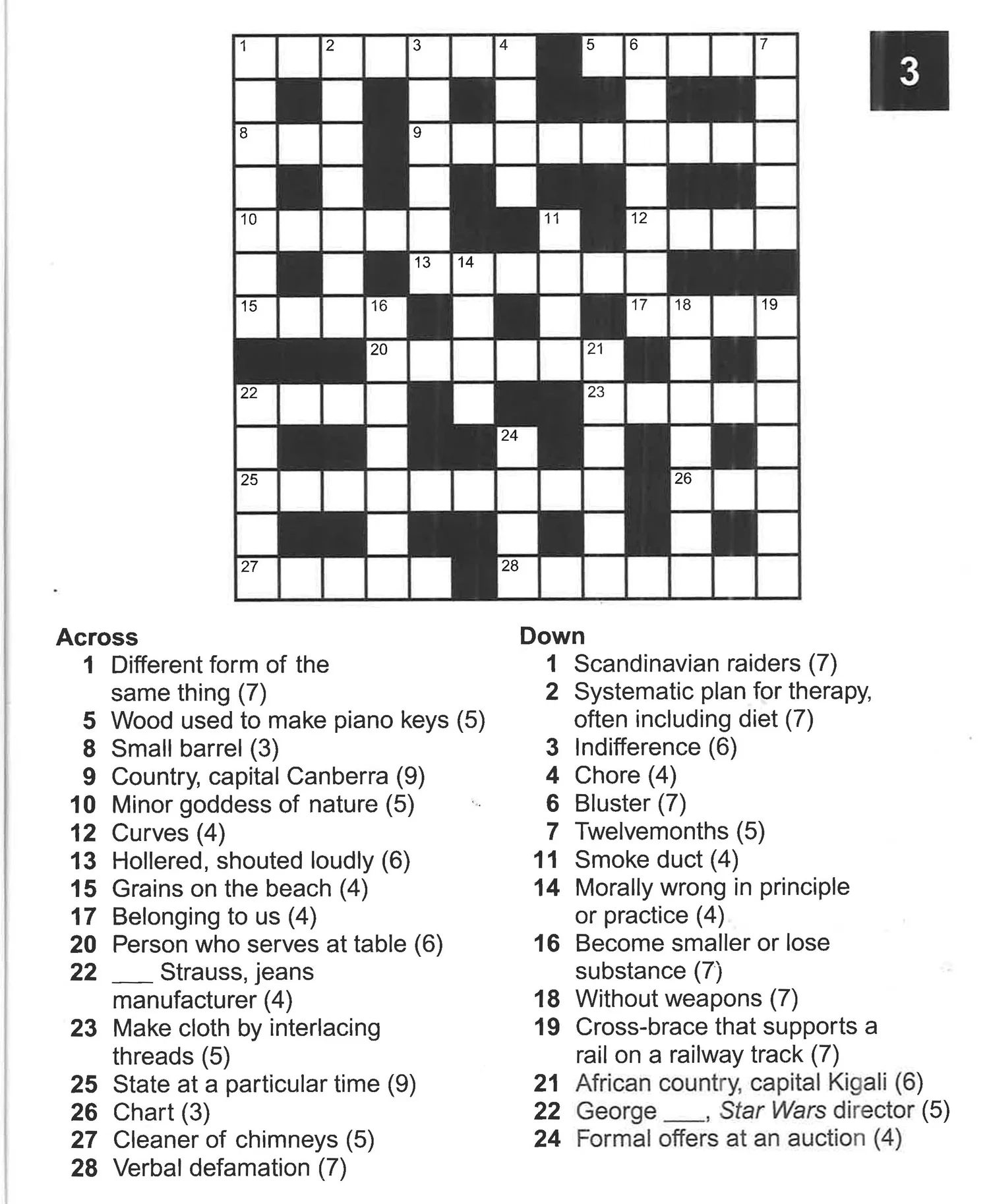 Large Print Crosswords Easy To Read Puzzles BookXcess