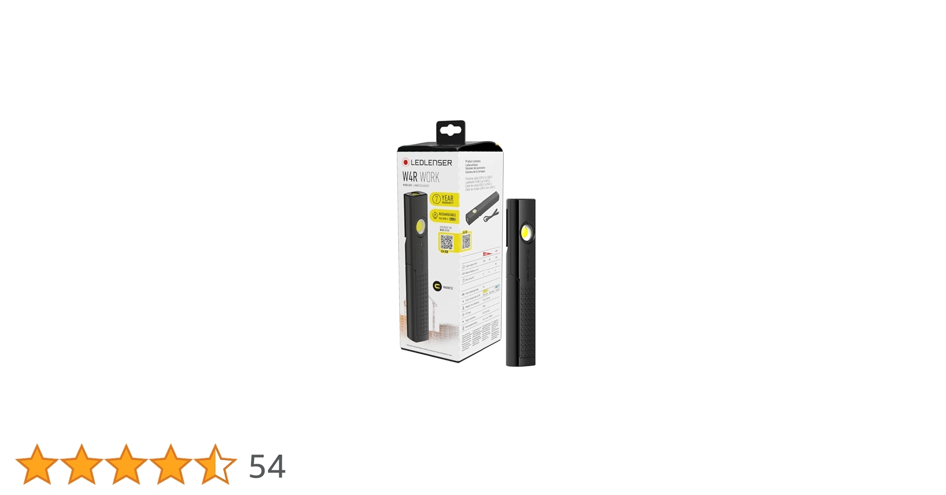 Ledlenser W4R Work Stablampe LED Werkstatt KFZ Lampe 220 
