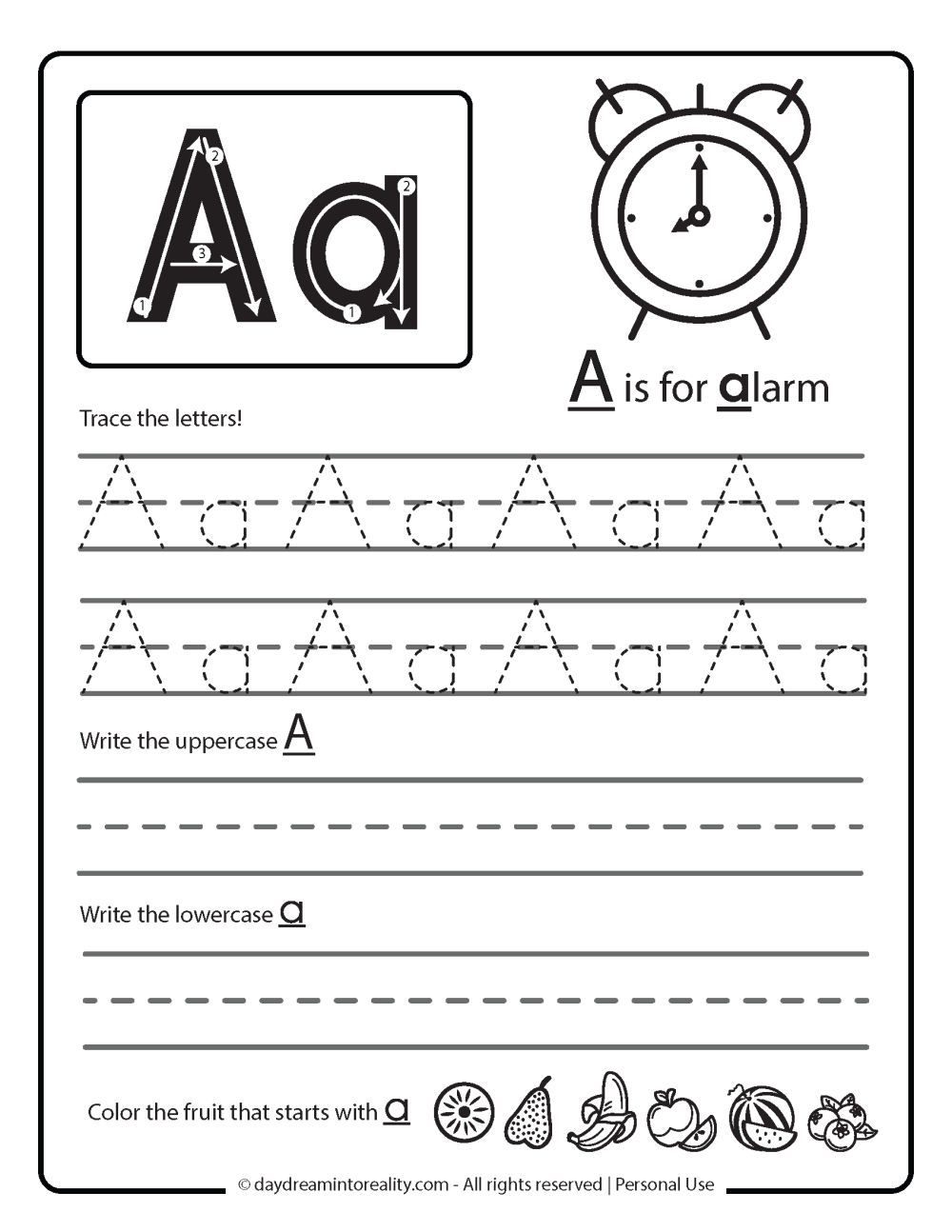 A Printable Worksheets