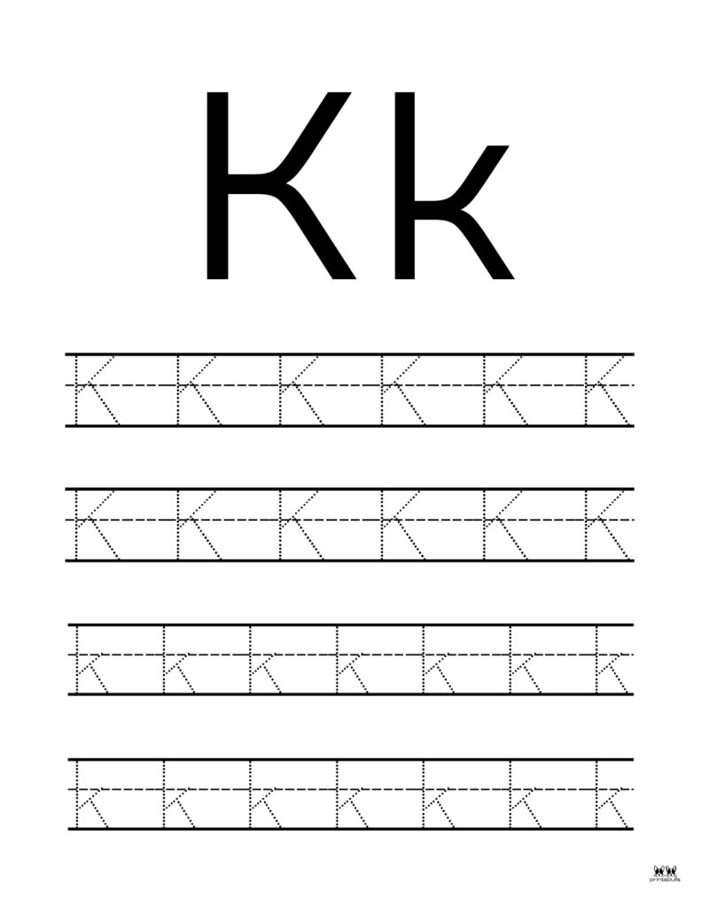 The Letter K Worksheets For Preschoolers