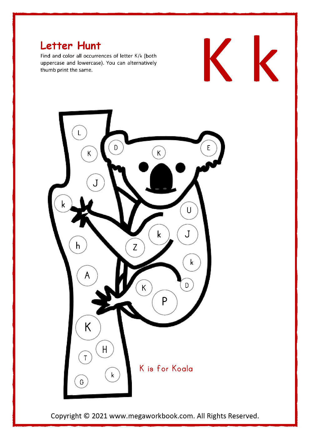 Letter K Worksheets Letter K Activities For Preschoolers 