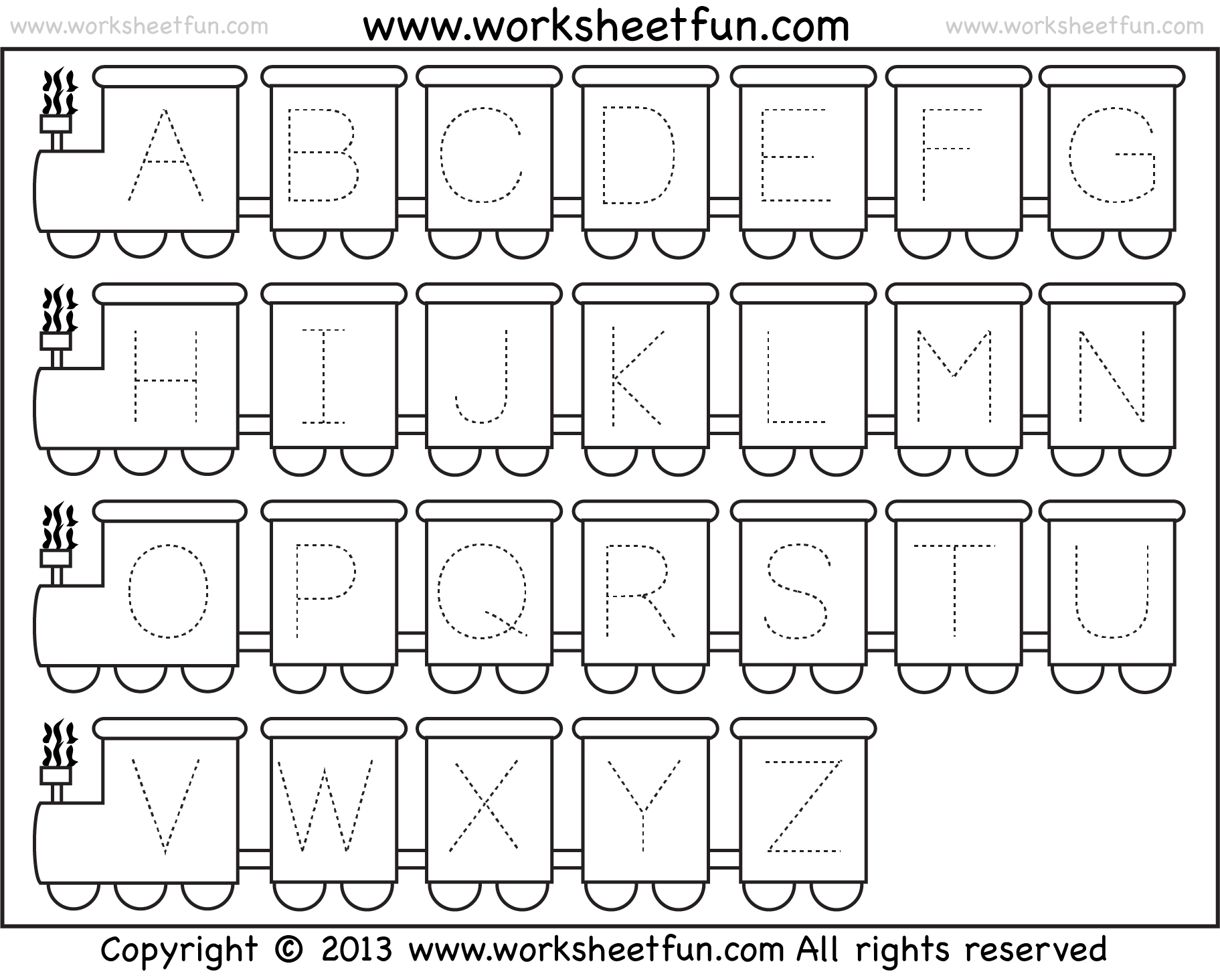 Abc Printables Free Traceable