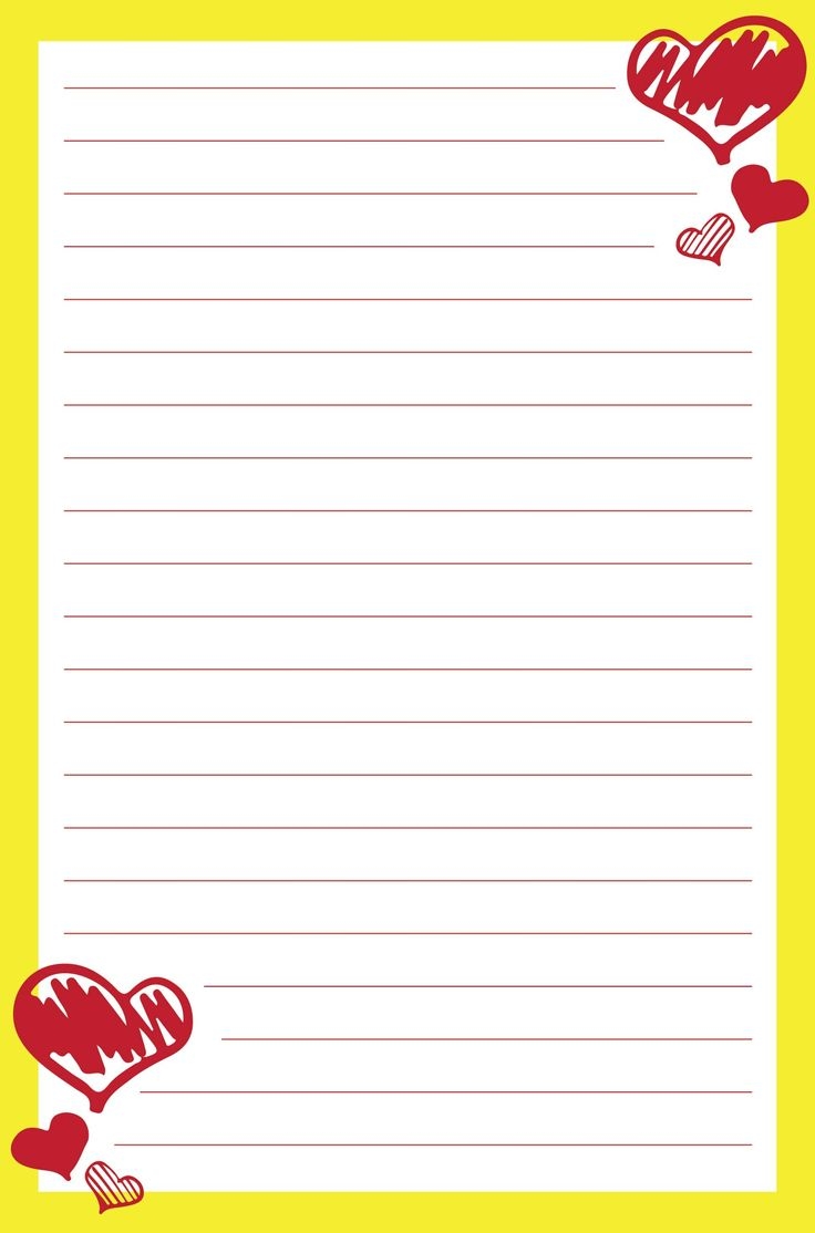 Love Letter Template Printable