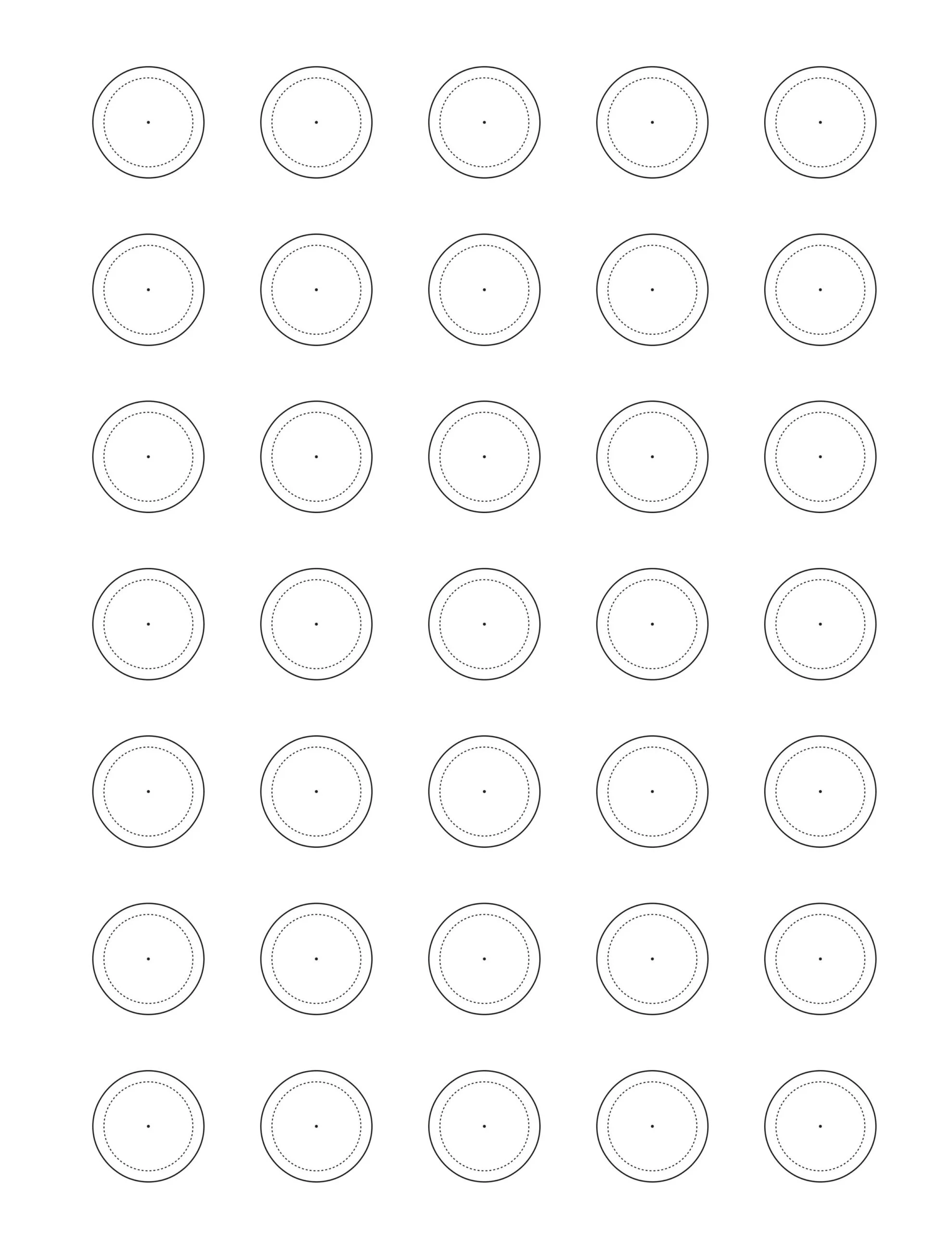 Macaron Template Printable