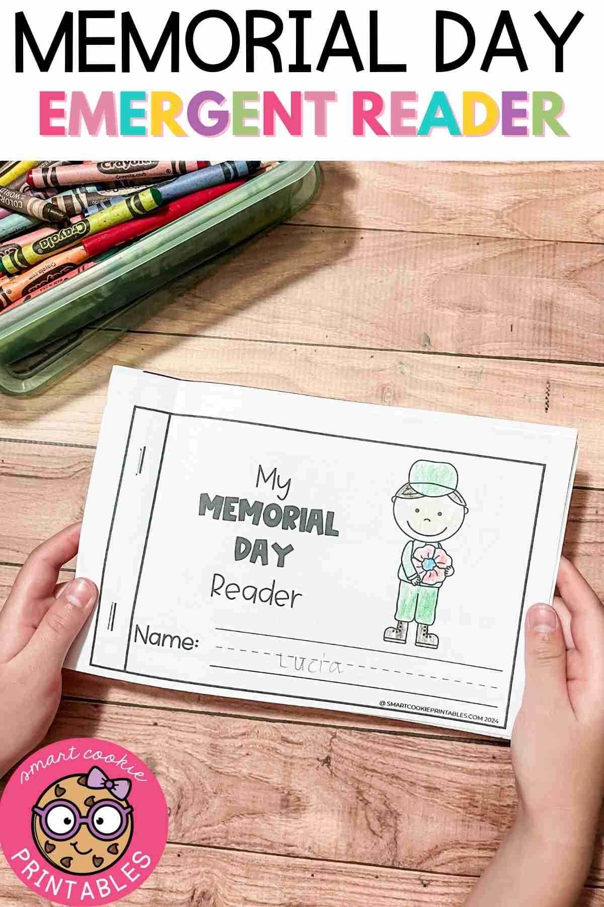 Memorial Day Read And Color Emergent Reader Free Printable 