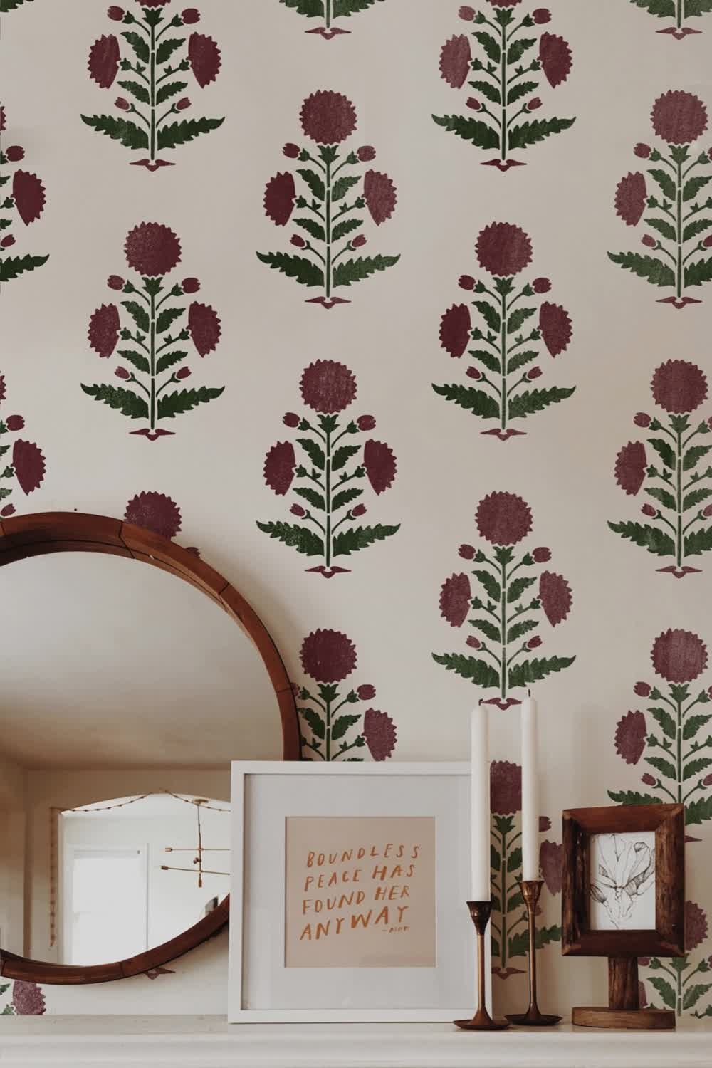 Printable Wall Stencil Design