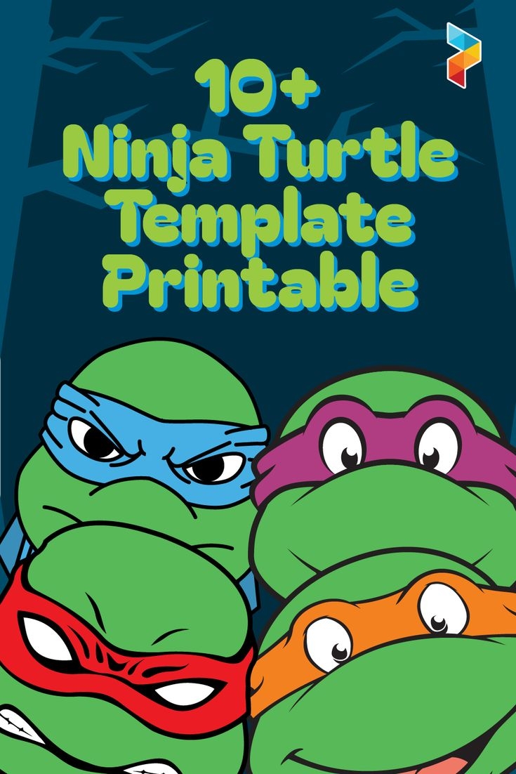 Ninja Turtle Template 12 Free PDF Printables Printablee