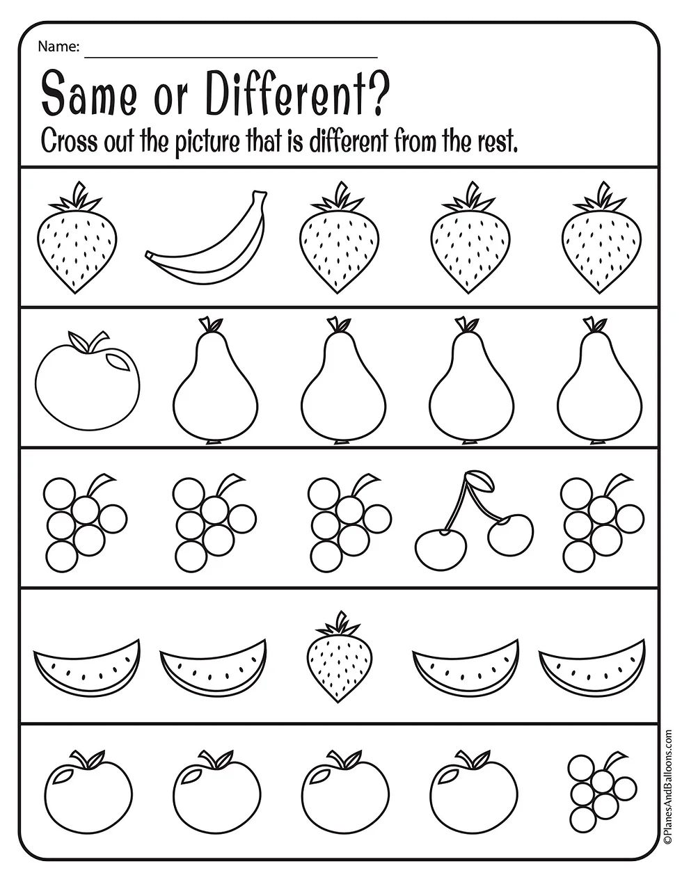 Free Printable Preschool Worksheets Free