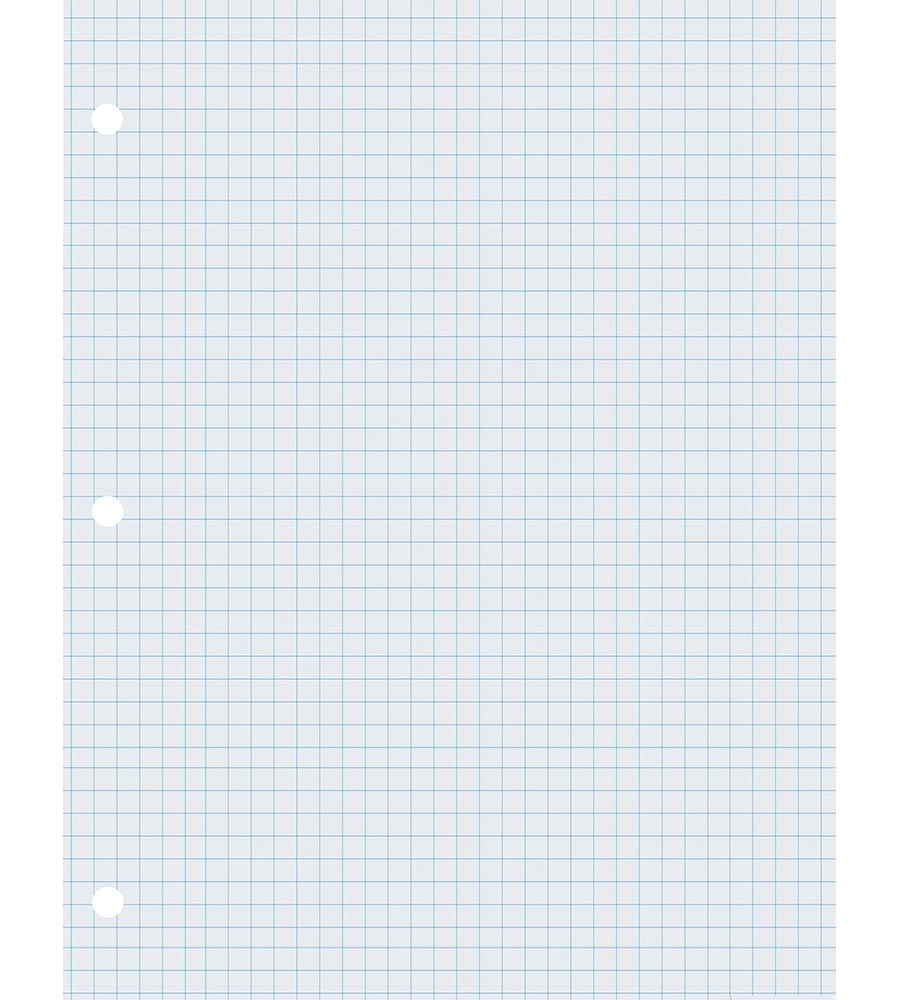 Pacon Graphing Paper White 2 Sided 1 4 Quadrille Ruled 8 1 2 