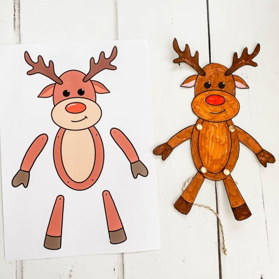 Free Reindeer Template Printables