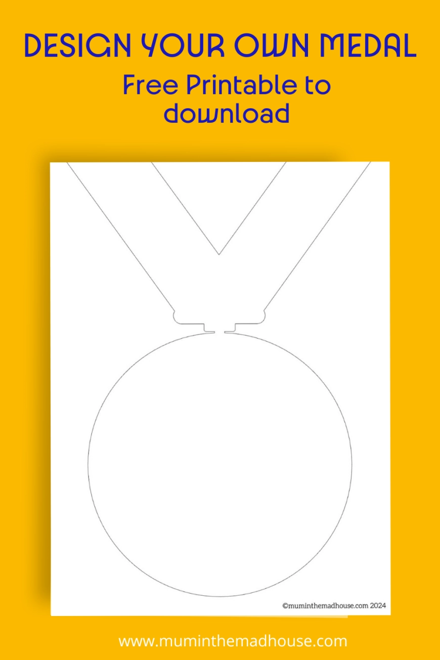 Free Printable Medal Template