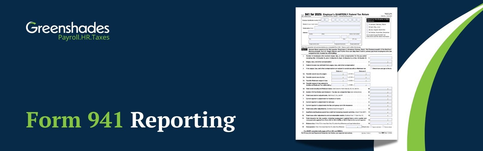 Irs Form 941 2026 Q4