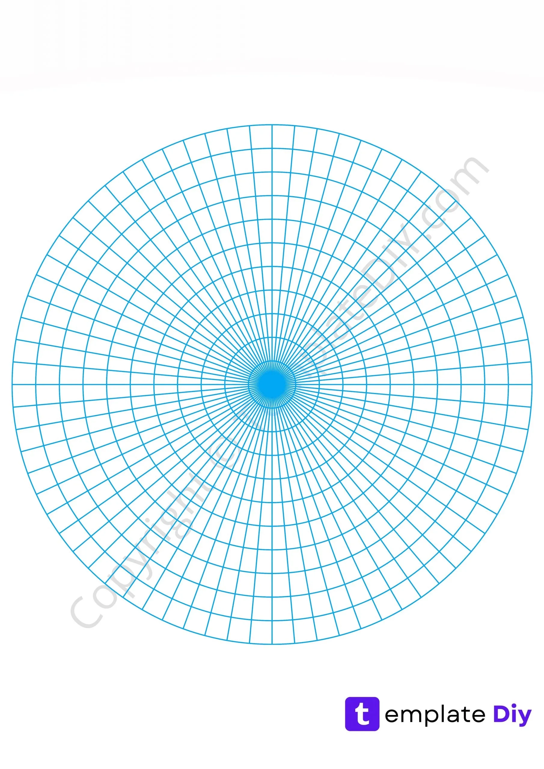 Printable Polar Graph Paper