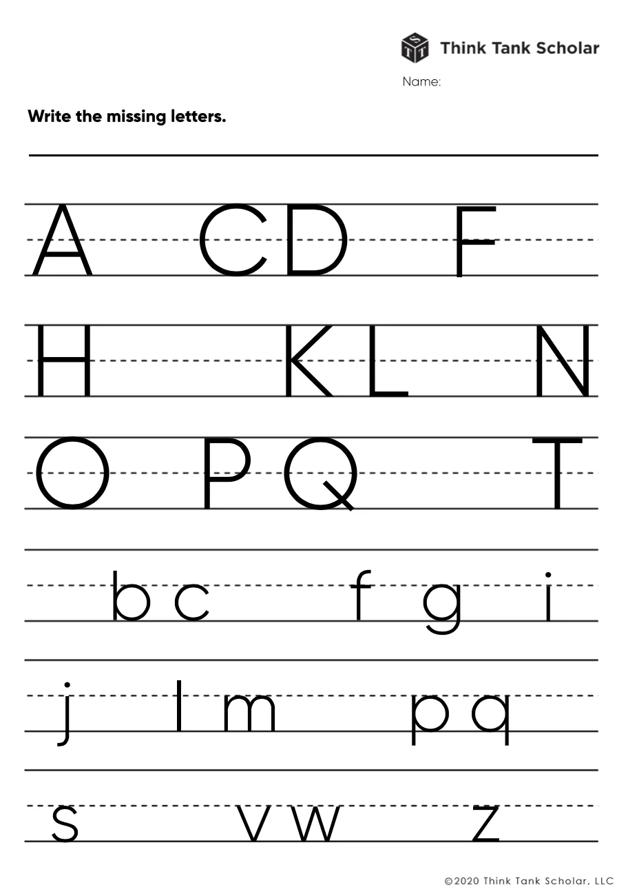 Free Pre K Worksheets Printable Packets