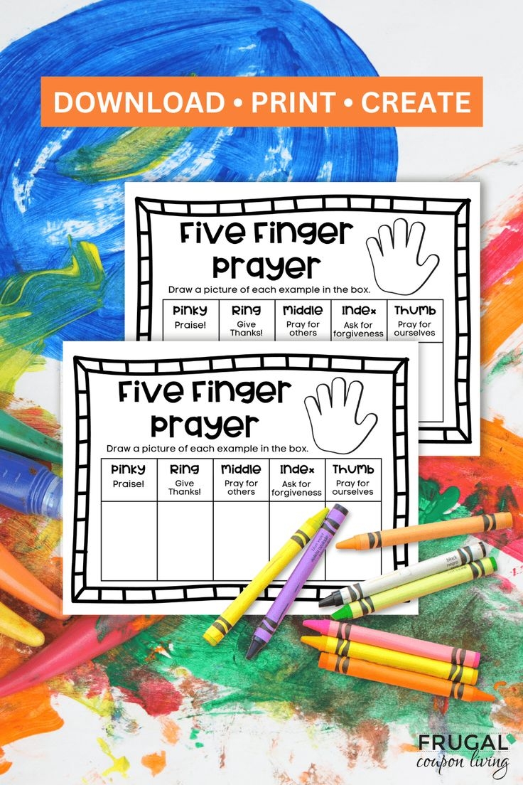 Prayer Worksheets For Kids