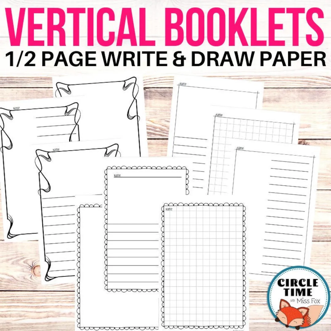 Printable Booklet Template