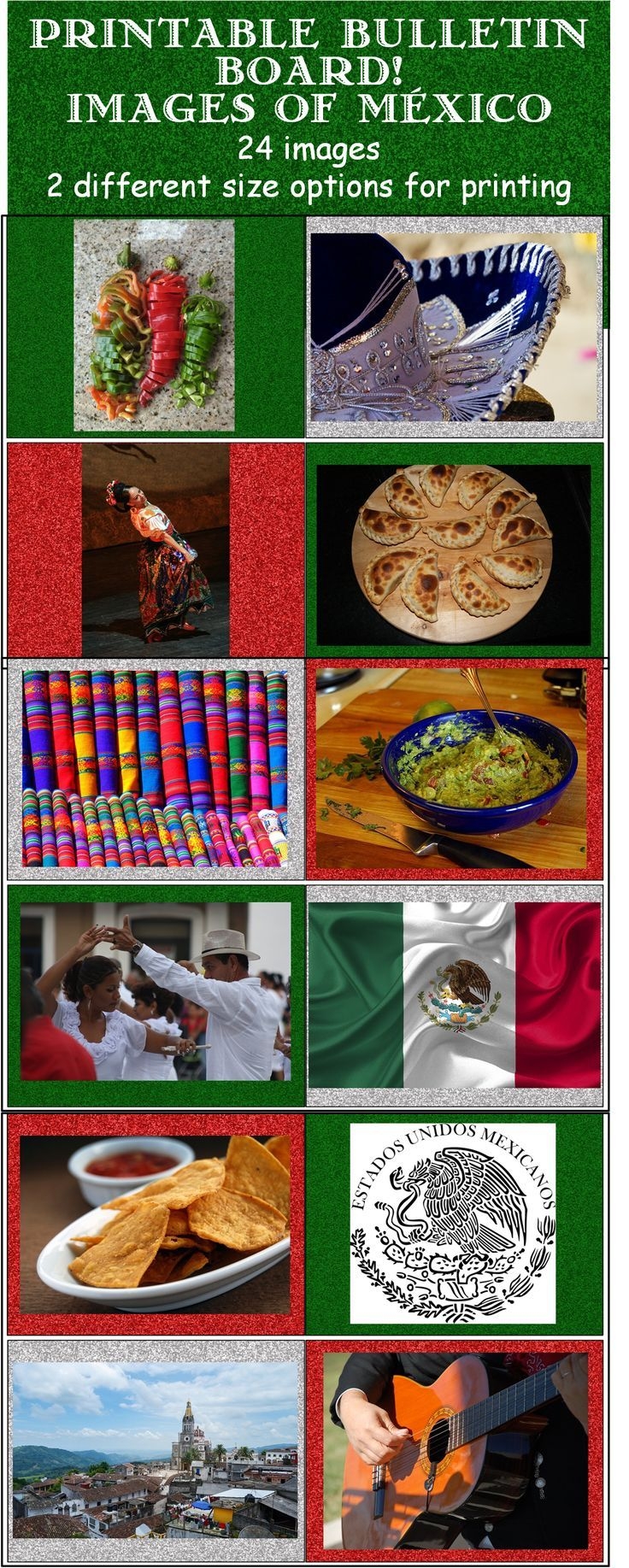 Printable Bulletin Board Images Of Mexico