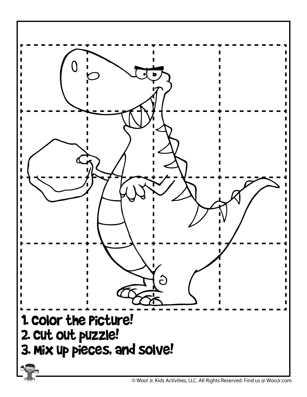 Printable Coloring Puzzles For Kids Woo Jr Kids Activities 