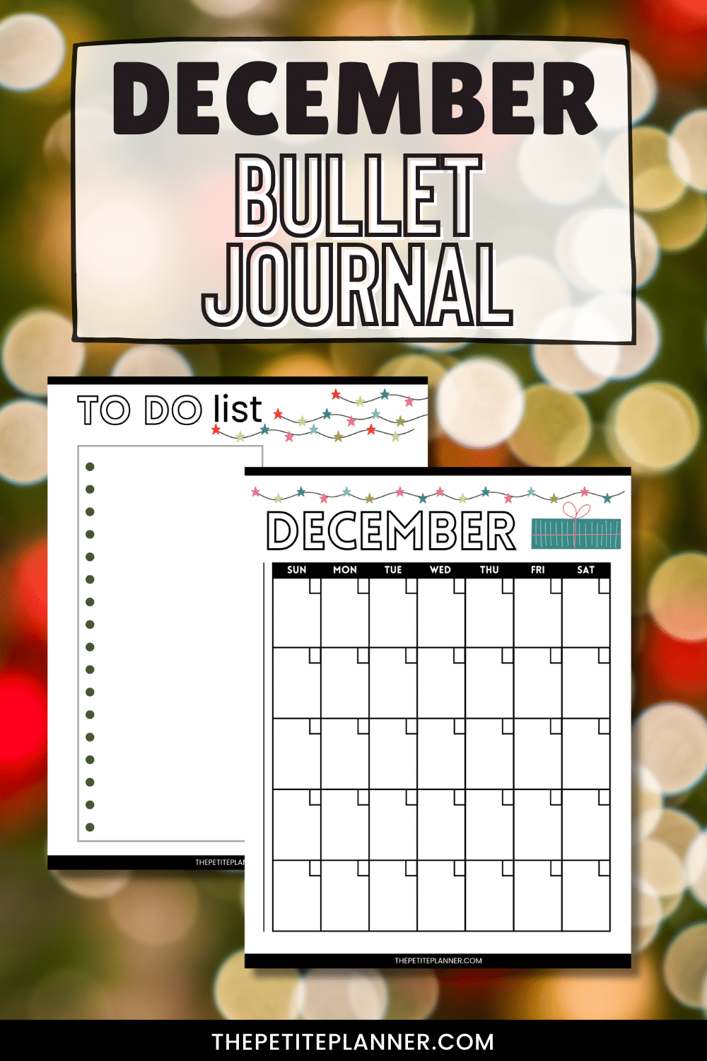 Printable December Planner Pages For The Holidays amp Winter