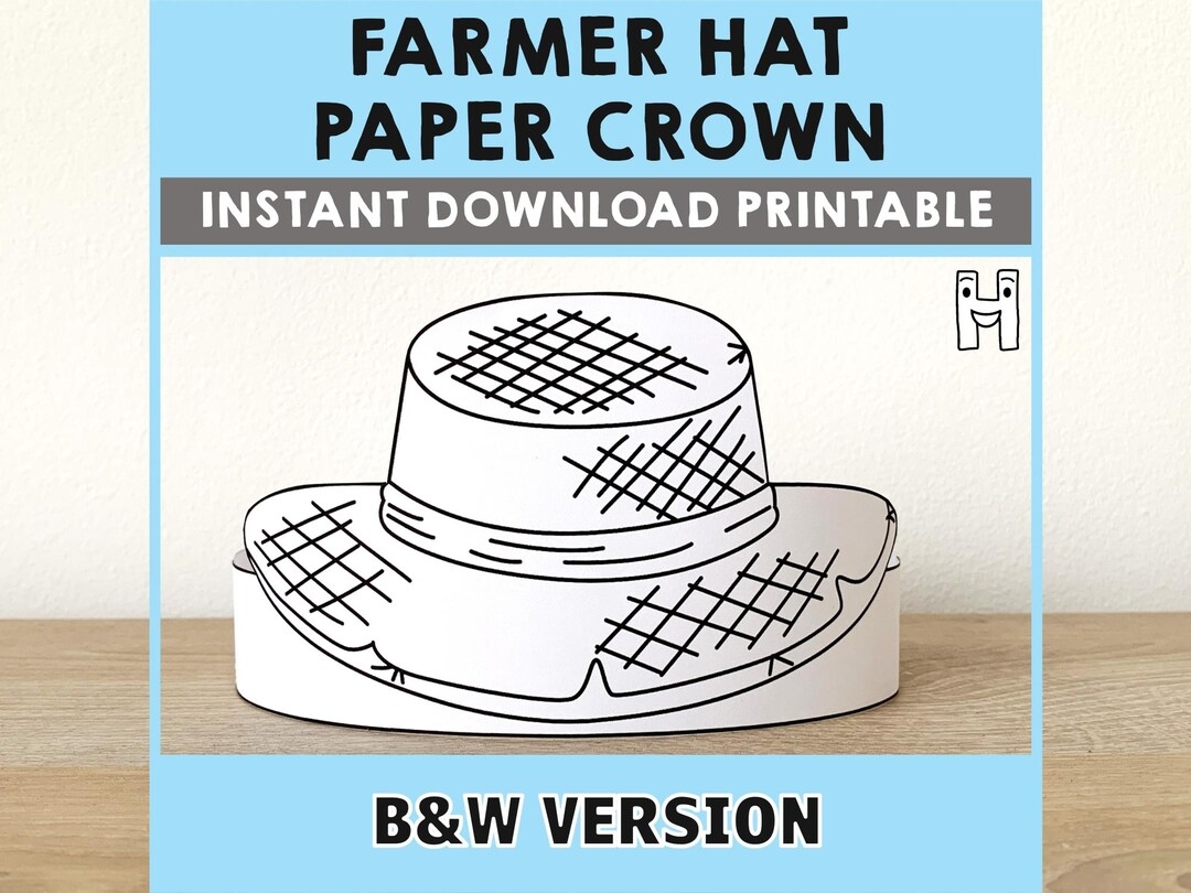 Printable Farmer Hat Craft 501 Farmer Hat Drawing Stock Vectors 