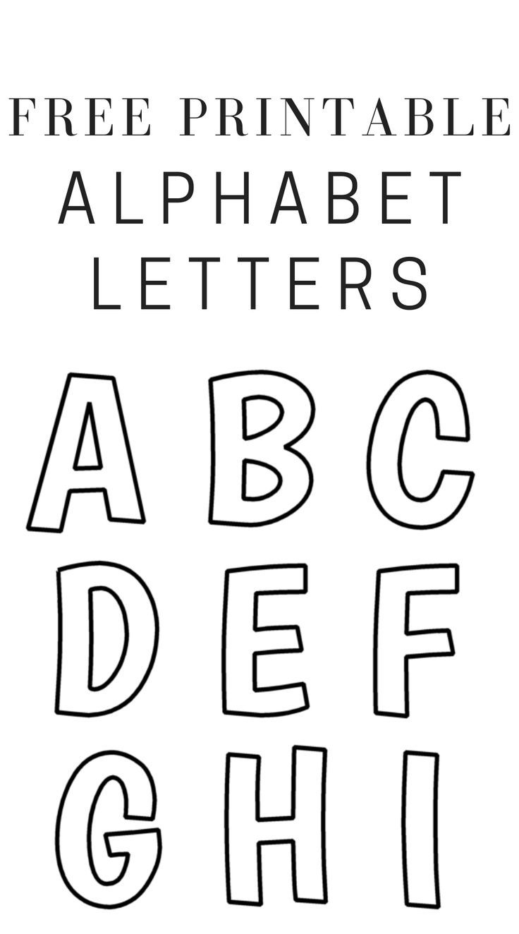 Printable Lettering Templates