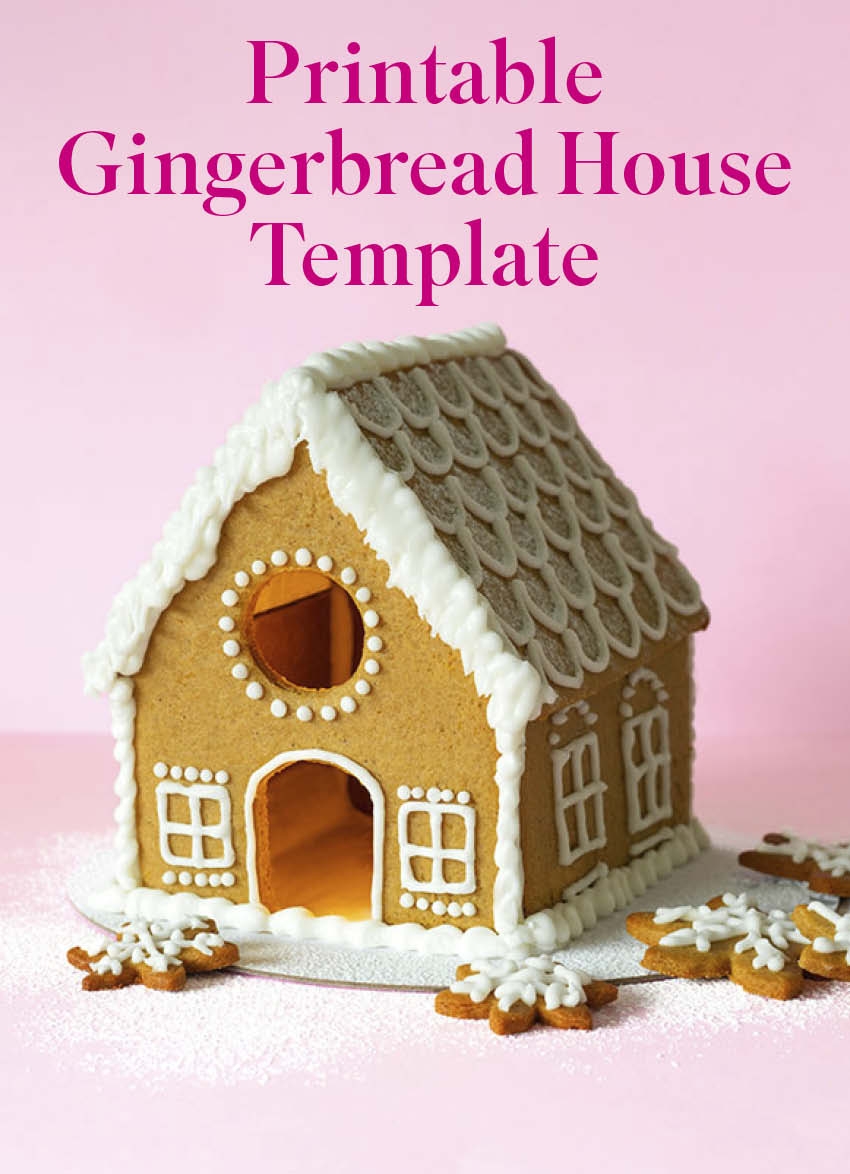 Gingerbread House Template Printable Free