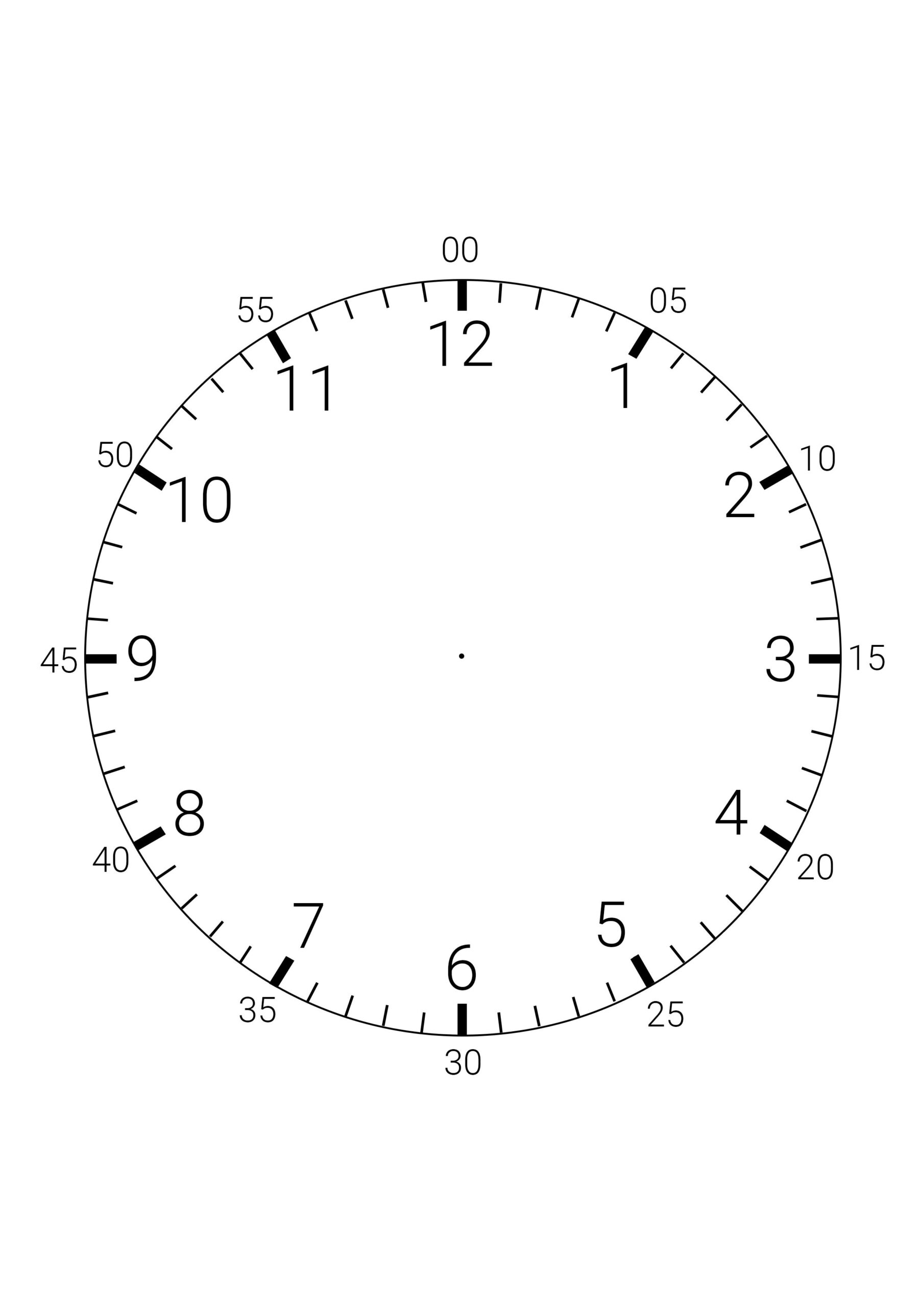 Printable Telling Time Worksheets And IKEA TROMMA Clock Face Template