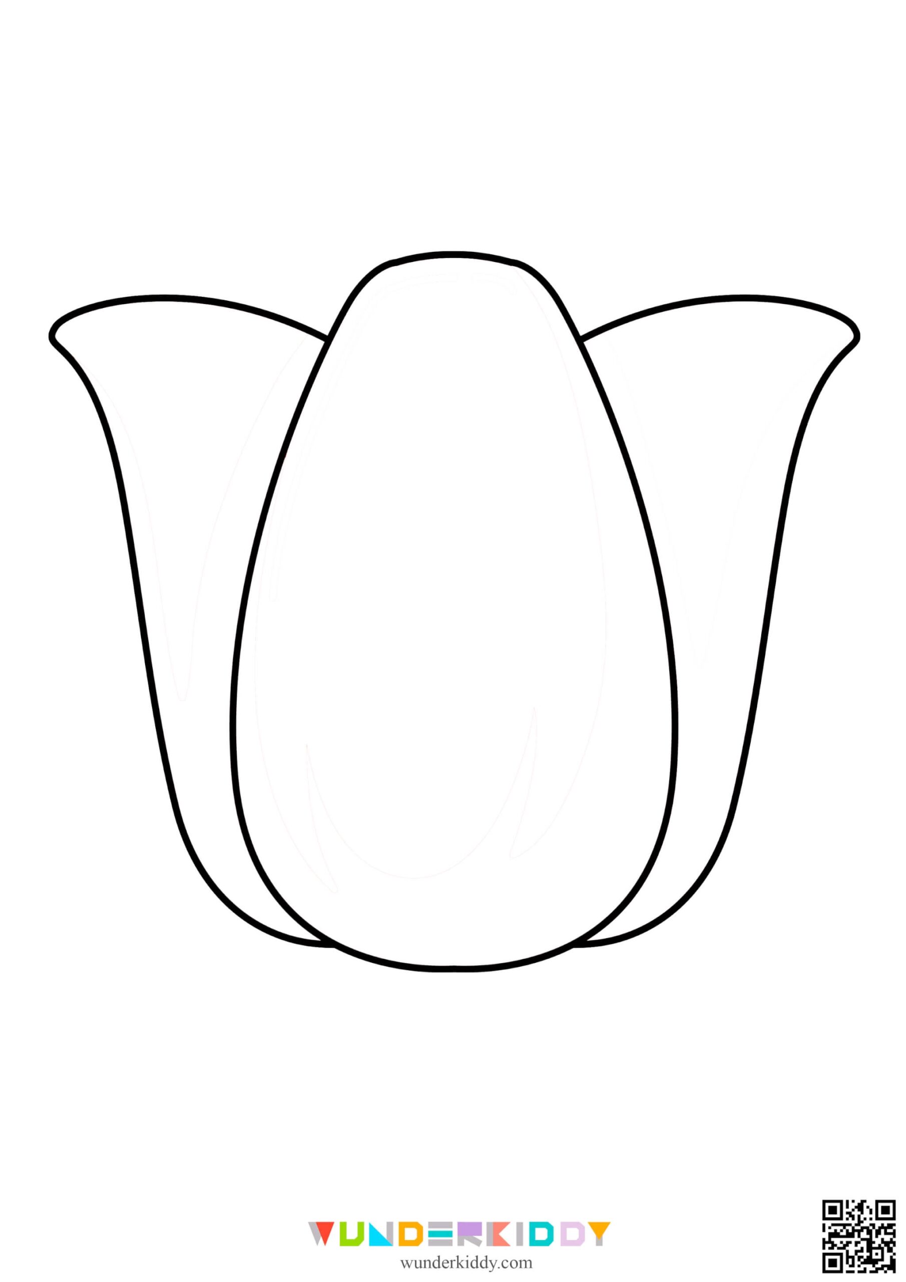 Printable Cut Out Tulip Template