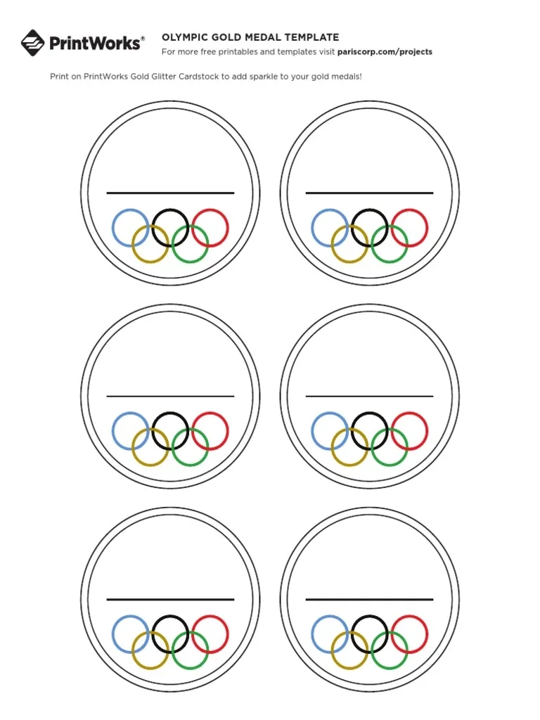 PrintWorks Olympic Gold Medal B89yb4 PDF PDF