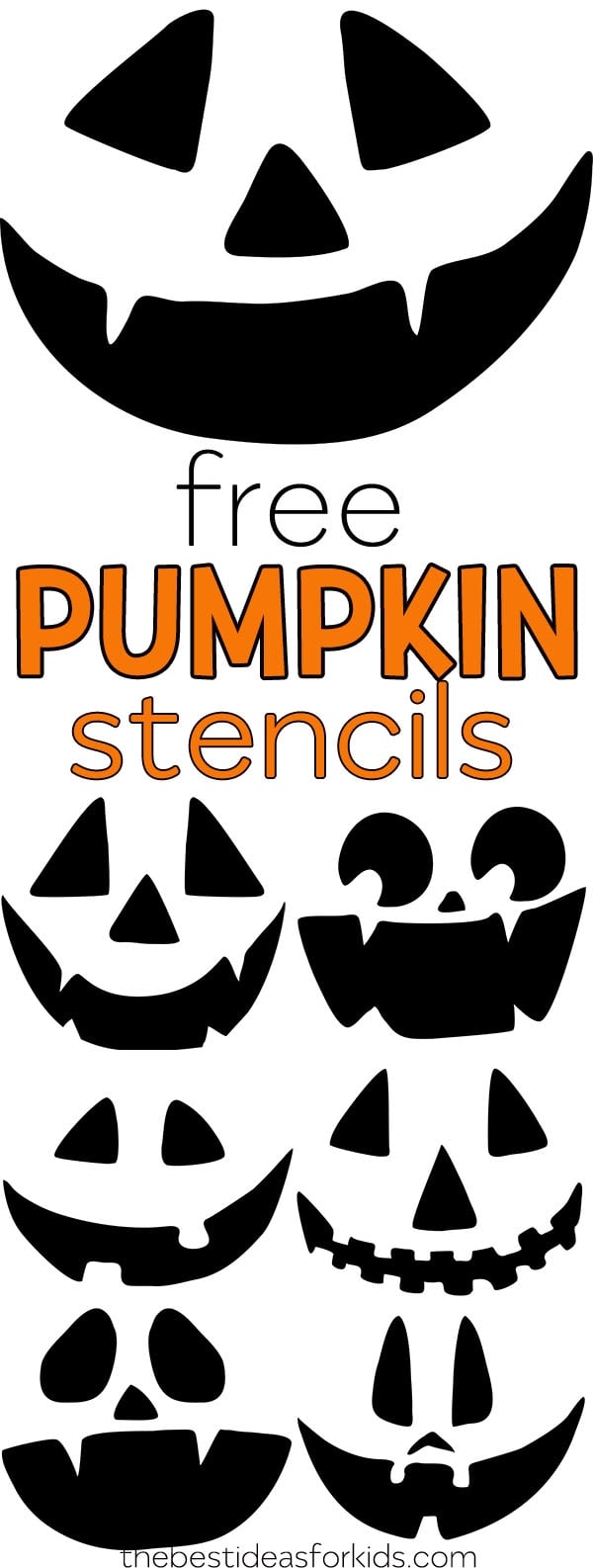Pumpkin Carving Template Free Printable