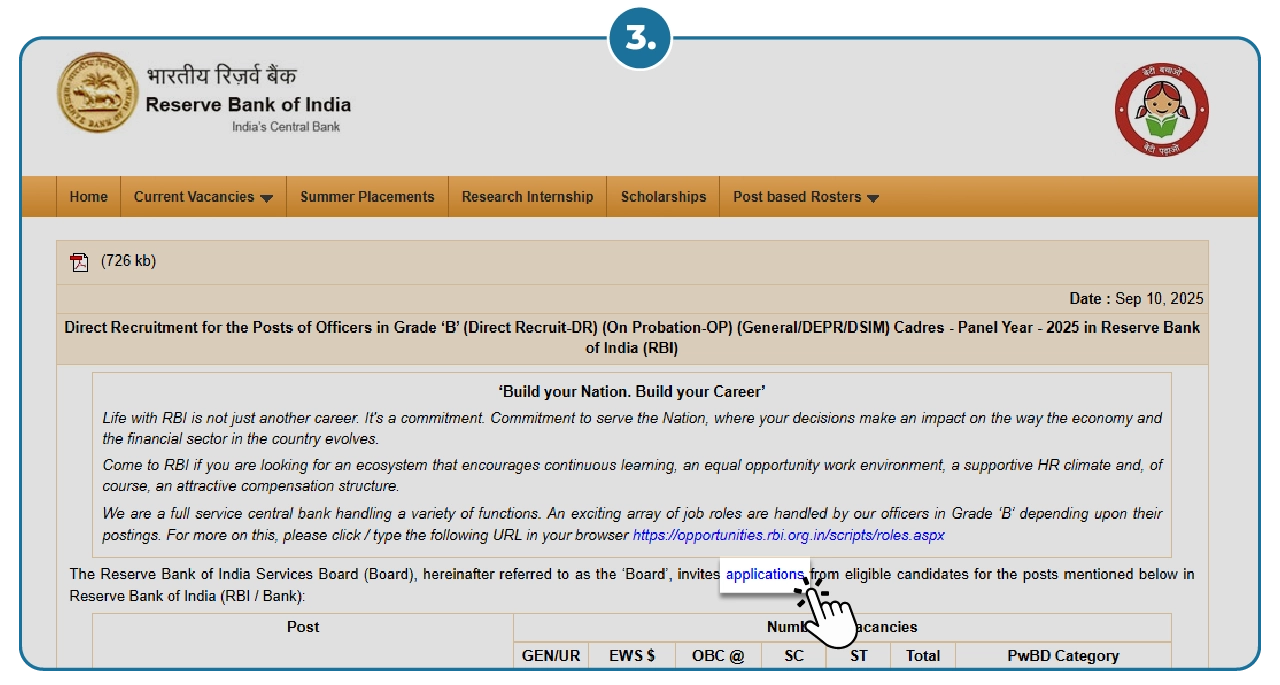 Rbi Grade B Application Form 2026 Result