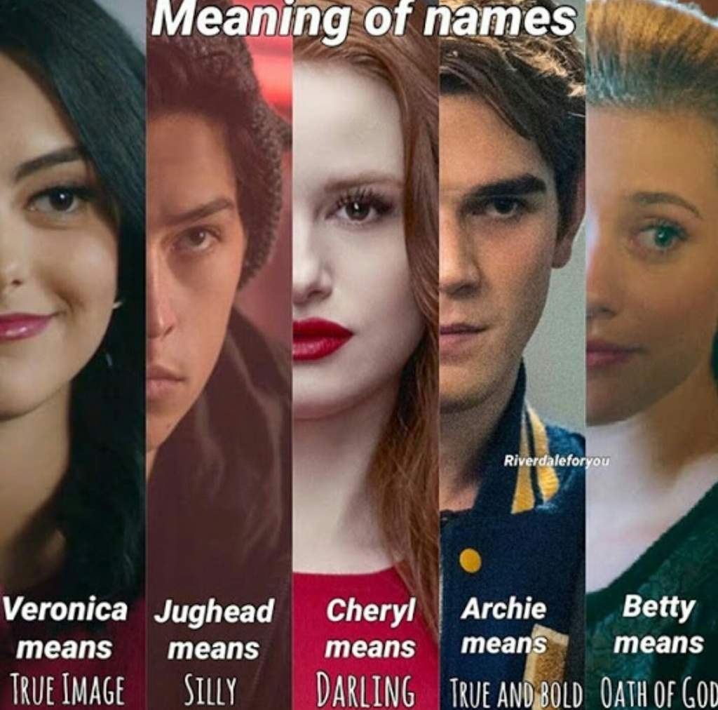 Riverdale s Cast Name Meaning Riverdale Amino