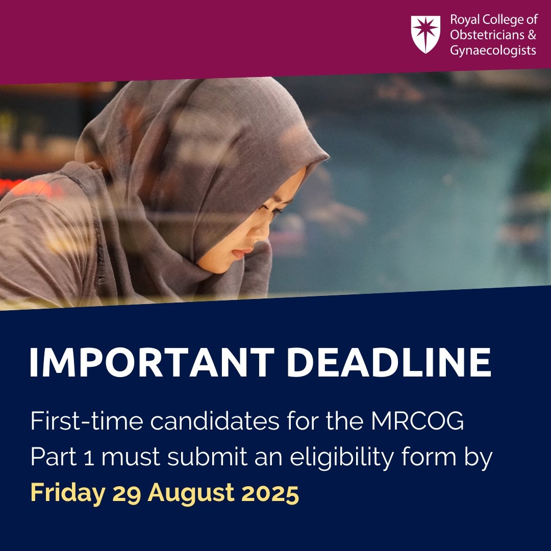 RoyalCollegeObsGyn On X To Take The MRCOG Part 1 Exam In January 